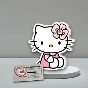 Plaques magnétiques en acrylique pour extensions de cils, motif fleur diamant Hello Kitty, les plus tendance, marque privée, écologiques - Product Image 6