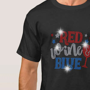 Camiseta Personalizada con Texto de Pedrería para Hombre, Algodón, Manga Corta, Brillante, Fabricante Mayorista OEM - Product Image 4