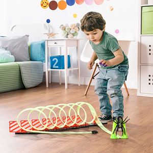 Set Pista Incrociata Verde e Rossa con Effetto Luminoso, Modellino Auto Ragno Fai-da-Te a Trazione Posteriore per Bambini 3-6 Anni, Altri Veicoli Giocattolo - Product Image 2