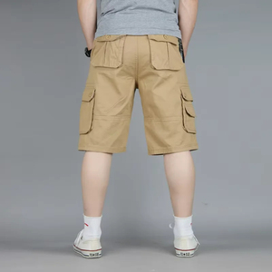 Shorts cargo de style militaire pour hommes, multi-poches, tactiques, utilitaires, pour la randonnée en plein air, le camping, le travail, shorts cargo décontractés - Product Image 4
