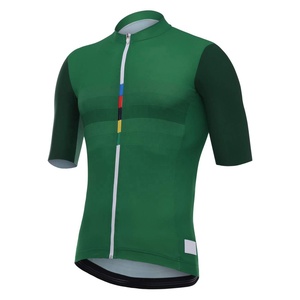 Maillot de cyclisme pour femme à logo personnalisé, manches courtes, fermeture éclair intégrale, séchage rapide, imprimé par sublimation, en Spandex/Polyester pour le cyclisme sur route - Product Image 2