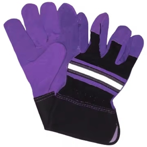 Gants de travail en cuir de vachette de haute qualité pour hommes, nouveau design, protection industrielle des mains, résistance à l'abrasion - Product Image 6