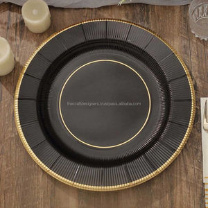 Plato de Presentación Redondo de Metal para una Experiencia Gastronómica Fina, Perfecto para Hoteles, Restaurantes y Decoración de Salones de Banquetes - Product Image 6