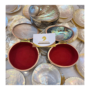 Iridescent <b>Shell</b> Jewelry Box created from <b>shell</b> inlay and solid wood for organizing jewelry items and decorative display Vietnam - Product Image 2