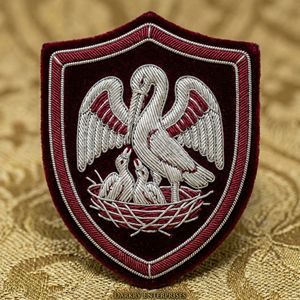 Parche Masónico del Rito Escocés Hecho a Mano con Hilo de Bullion, Insignia Bordada de Águila de Dos Cabezas Ordo Ab Chao para Uniformes de la AASR - Product Image 6