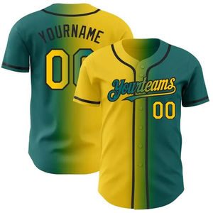 Uniforme de Béisbol Personalizado para Hombre, Transpirable, 100% Poliéster, Jersey de Manga Corta, Fusión sin Costuras, Ligero, Holgado, para Todas las Temporadas - Product Image 4