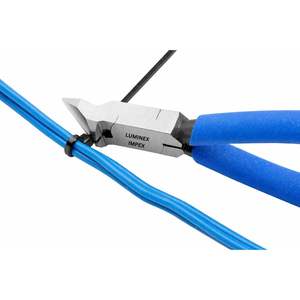 Pince coupante professionnelle en acier inoxydable de 5 pouces pour colliers de serrage, outil manuel pour couper à plat les attaches en nylon, usage électrique et bricolage - Product Image 4