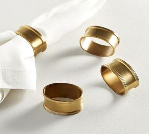 Anillos de servilleta de metal de primera calidad para decoración de mesas de comedor en bodas, banquetes, restaurantes, hoteles y hogares. - Product Image 3
