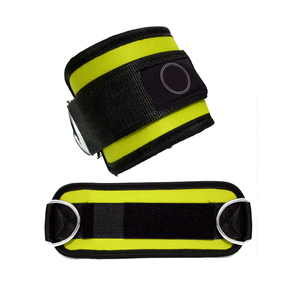 Ring Closure Professional Protection Weight Lifting Training Adjustable Breathable Foldable Non-Slip Neoprene <b>Ankle</b> Strap Doubl - Product Image 5