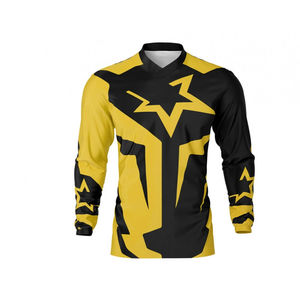 Maillot de moto respirant et tendance pour le paintball, combinaison de course unie par sublimation pour le motocross, maillots sublimés - Product Image 3