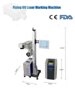 Machine de marquage laser UV JPT 3w 5w 10w 15w 20w 355nm pour la ligne de production, marquage en vol - Product Image 4