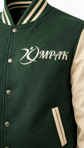 Vêtement d'extérieur authentique style américain, matelassé, avec lettres en chenille, pour lycéens, mode streetwear - Product Image 5