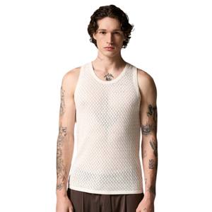 Men Sleeveless Knitted Vest Soft Breathable Diamond Pattern <b>Tank</b> <b>Top</b> Summer Casual Wear OEM Wholesale Supply - Product Image 6