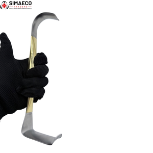 Écarteur mammaire double extrémité Tebbetts en acier inoxydable finition dorée, instrument chirurgical réutilisable pour la chirurgie plastique mammaire - Product Image 6