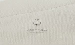 Sacs de courses à soufflets de qualité supérieure en coton 100% avec poignées, imprimés avec logo couleur personnalisé, matériau solide - Product Image 6