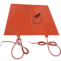 Chauffe-liquide en silicone flexible 200x300 à prix compétitif, 240V 250W, avec thermocouple de type J et prise