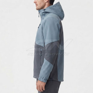 Chaqueta de Trekking para Hombre, con Capucha, Ligera, Resistente al Viento, Transpirable, con Cierre Completo, para Senderismo, Viajes y Senderos - Product Image 5