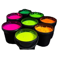 Poudre de couleur fluorescente de qualité supérieure à flux libre | Poudre de couleur réactive aux UV la plus sûre pour les festivals, les fêtes et les courses amusantes