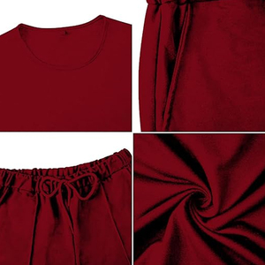 Fabricante de Conjuntos de Verano para Hombre, 2 Piezas, Pantalones Cortos Cargo de Algodón y Camiseta, Suministro al por Mayor OEM - Product Image 6
