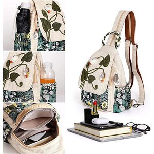 Sac à dos en jute robuste, réutilisable, écologique, pour voyages, randonnées et sorties quotidiennes - Product Image 1