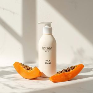 นมทำความสะอาดผิวหน้าสูตรสมุนไพรธรรมชาติ 100% สารสกัดจากมะละกอ 200 มล. สำหรับร้านเสริมสวยมืออาชีพ สินค้ามาใหม่ จัดส่งรวดเร็ว - Product Image 4
