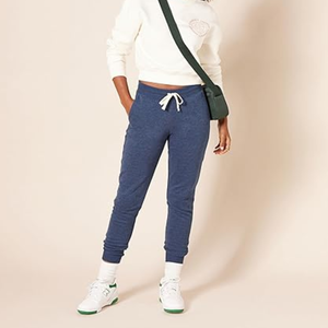 Pantalon de jogging en molleton respirant pour femme, coupe droite, doux et chaud, décontracté, pour l'hiver, style sportswear - Product Image 4