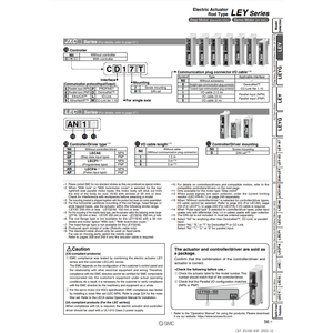 Actionneur électrique pneumatique SMC LEY16LC-50 cylindre - Product Image 2