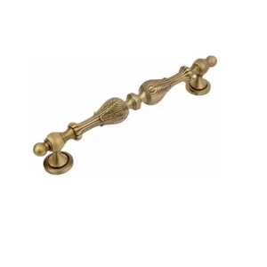 Luxury Brass Leather Cabinet <b>Handle</b> Nordic Wardrobe <b>Door</b> <b>Pulls</b> Modern Drawer Knobs Kitchen Cupboard Hardware <b>Pull</b> - Product Image 2