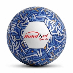 Ballon de football Handi Sports, design Dragon Or et Bleu Marine, durable, léger, pour entraînement en intérieur/extérieur - Product Image 3