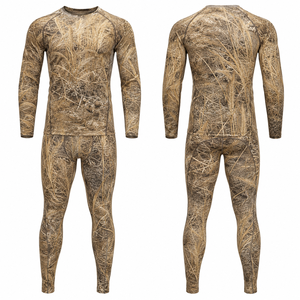 Ensemble chemise et pantalon de chasse camouflage à manches longues pour homme, respirant, en polyester, vêtements d'extérieur, saison automne - Product Image 1
