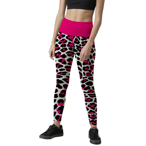Mid Women's Yoga <b>Leggings</b> Breathable Stretch Knitted UV Protection Eco-Friendly Quick Dry Knee-Length Sports Running Sublimated - Product Image 3
