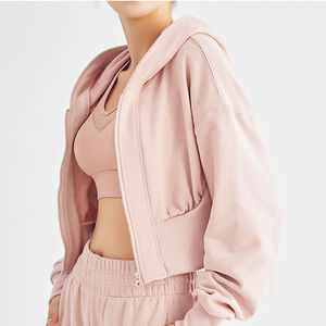 Sudadera con Capucha Corta para Mujer, Estilo Holgado, Informal, a la Moda, para Uso Diario y al Aire Libre - Product Image 4