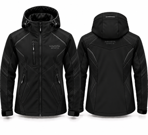 Chaquetas Softshell Unisex NAVISTA SPORTS NS-8841 Personalizadas, Chaqueta de Invierno para Exteriores, Transpirable, Cortavientos, con Capucha, Cremallera y Forro Polar - Product Image 1