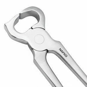 Durable Reusable 10" Horse Nail Nipper-Eco-Friendly Professional Farrier Nail Cutter Heat <b>Treated</b> Jaws for Reliable Horseshoeing - Product Image 1