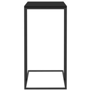 Mesa Auxiliar Pequeña y Resistente de Madera Sintética Negra, Mesa de Noche - Product Image 4