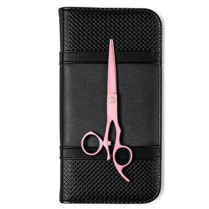 Juego de tijeras de peluquería de doble punta, hechas de acero inoxidable de alta calidad, kit profesional de tijeras para cortar y entresacar cabello. - Product Image 6