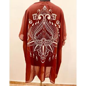 Vestido Cruzado Moderno para Mujer, Talla Única y Diseño de Estampado Personalizado, Fabricante de Marca Privada Sostenible - Product Image 3