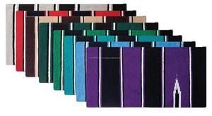 Manta de silla de montar occidental de acrílico de diseño personalizado 32X32 almohadilla de equitación con patrón Navajo para ecuestre al por mayor - Product Image 6