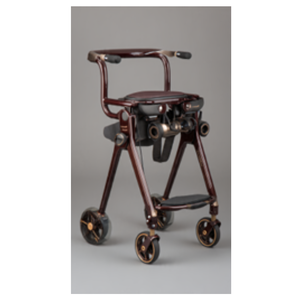 Andador con Ruedas de Aluminio Portátil para Personas Mayores, Ayuda para la Movilidad, Ergonómico, Plegable, 4 Ruedas, Capacidad de 120 kg - Product Image 1