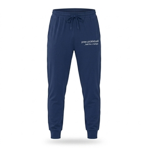 Pickleball Men's Sweatpants Elastic Waist Drawstring Joggers Casual Loose Fit Custom Print Right Leg Summer Lightweight Letter - Product Image 1