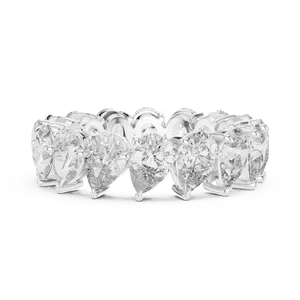 Bague Éternité Unisexe en Argent 925 avec Micro-Pavé de Diamants de Laboratoire Ronds 0,90 CTW Couleur E, Éclat Continu Classique, Idéale pour Mariage - Product Image 3