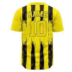 Camiseta de Béisbol Personalizada al por Mayor para Niñas, Manga Corta, Buena Calidad, Jersey de Softbol a Bajo Precio, Camisa con Botones - Product Image 2