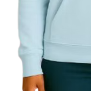 Sweat à capuche brodé bleu ciel pour femme, pull décontracté à manches longues, streetwear quotidien, vêtement confortable pour un style de vie actif - Product Image 4
