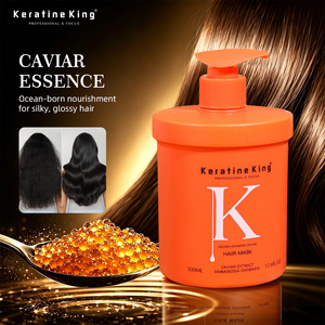 Masque Capillaire Luxe au <span class=keywords><strong>Caviar</strong></span> Or Liquide – Traitement Réparateur Lissant pour Cheveux Secs et Abîmés, Anti-Frisottis, Halal, Vente en Gros pour Salons 500ml - Product Image 6