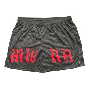 Pantalones Cortos de Malla de Poliéster Pesado con Sublimación Gótica Personalizados al por Mayor para Hombre, Estilo Urbano, Casual, Gimnasio, Correr, Playa, Fabricación OEM - Product Image 1