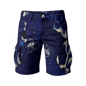 Men's Sublimation <b>Cargo</b> <b>Shorts</b> Multiple Pockets Breathable <b>Lightweight</b> Mid Waist Drawstring Closure Summer Streetwear 100% - Product Image 2