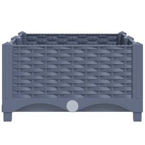 Medium Durable Blue Grey Polypropylene Raised <b>Bed</b> Grow <b>Bags</b> - Product Image 4