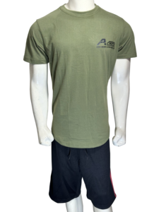 AERO Mens Red Sleeveless T-<b>Shirt</b> with Plaid Pattern Print O-Neck Casual Jersey Cotton Regular Fit Digital Printing Quick Dry - Product Image 3