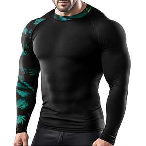 Rashguard Homme Manches Longues 2026 en Spandex/Polyester Haute Qualité - Protection UV Séchage Rapide Anti-Frottement - Pour Sport & Fitness - Product Image 6