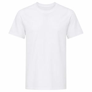<b>Men's</b> Black Regular Fit 100% Polyester Jersey O-Neck Short Sleeve Casual T-Shirt Anti-Wrinkle Eco-Friendly 200g Knitted Design - Product Image 4